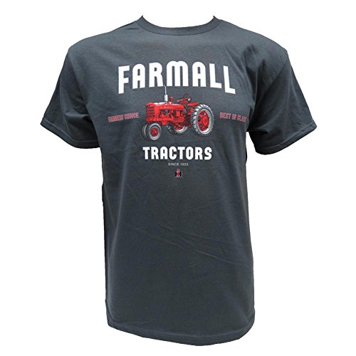Farmall Tractors `Farmer`s Choice` Charcoal S/S Tee Shirt