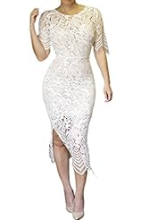 Cocktail Lace Bodycon Dress/Evening Dress/Bridesmaid Dress/Party Dress/Wedding Dress/Maxi Dress/Midi Dress 
