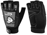 Extreme Rage Half-Finger Paintball Gloves - Black