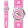 NFL Kids' FF1-KC Future Star Series Kansas City Chiefs Pink Watch