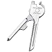 Swiss Tech UKTBS Utili-Key 6-in-1 Polished Stainless Steel Key Ring Multi-Tool, Gift Box