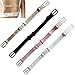 Fengbao Women's Bra Strap Holder 4PCs Elastic Non-slip Straps With Buckle