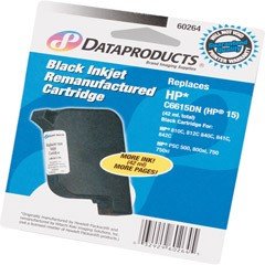 Remanufactured Black Ink Cartridge for HP 15