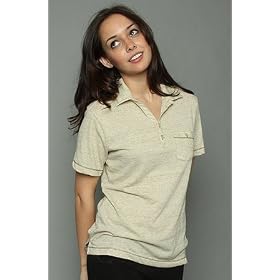 Buy Alternative Apparel The Berke Urban Polo in Eco Maize,Tops (S S) for Women by Alternative