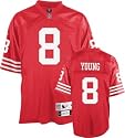 Steve Young Red Reebok NFL Premier 1990 Throwback San Francisco 49ers Jersey