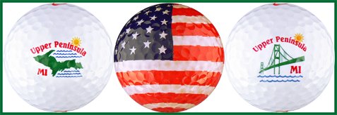 Upper Peninsula Michigan Golf Ball Variety