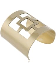 Trina Turk "Palm Springs Classics" Pierced Logo Cuff Bracelet, 2.25"