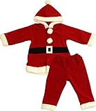 サンタクロース着ぐるみ ジャケット&パンツのセット ベビー＆キッズ(110cm)