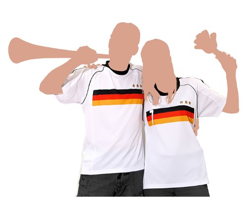 1 x Fußball-Trikot Deutschland Größe XS Rückennummer T-Shirt Fanartikel WM EM