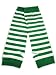 St.Patrick's Day Green Striped Arm Warmers