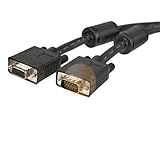 Black VGA Monitor Cable HDDB15 15-pin Male / Female (10FT / 10 foot) for Sony PS3