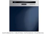 Baumatic 60cm Semi-Integrated Electronic Dishwasher St Steel
