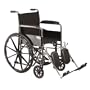 Invacare V18PLR Veranda Wheelchair 18 x 16 with Non-Removable Arms and Elevating Legrests