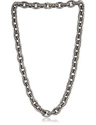 Shery Shabani "Red Carpet" Black Diamond Link Necklace