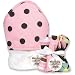Maya Dot Hooded Towel & Wash Cloth Set