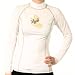 Sports : Damen Lycra Light Flower LS wms white M