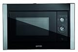 Gorenje BM1240AX Einbau-Mikrowelle / 900 Watt / Grill 900 Watt / 23 L Garraum / schwarz und edelstahl