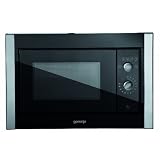 Gorenje BM1240AX Einbau-Mikrowelle / 900 Watt / Grill 900 Watt / 23 L Garraum / schwarz und edelstahlvon "Gorenje"