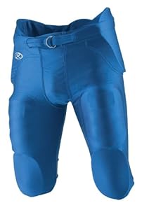 Rawlings F2500P Youth Integrated Football Pants (Royal, Small)