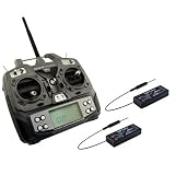 Optic 6 2.4GHz Transmitter w  2 Optima 7 Receiver by Hitec RCD Inc.