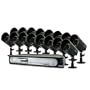 Defender SENTINEL4 Web Ready 16 Channel DVR Security System Digital Video Recorder with 16 Indoor/Outdoor Hi-Res Night Vision Surveillance Cameras