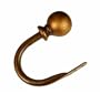 BCL Product Sourcing 58BLHBG Classic Ball Holdback- Set of 2- Antique Gold Finish