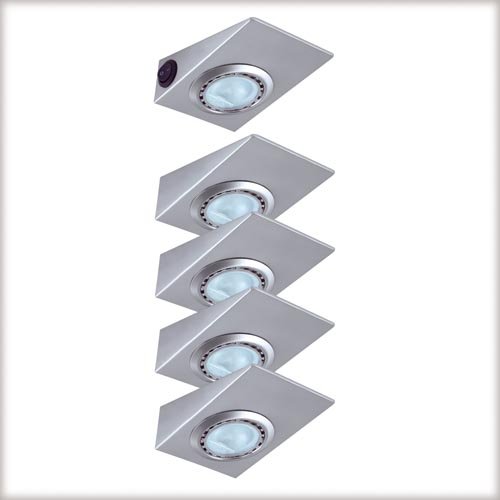 5x20W Halogen Unterbauleuchte Anbauleuchte Eisen 