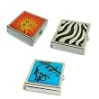 Fashion Pill Box with Dual Compartment, Assorted Designs
