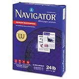 Premium Multipurpose Paper, 99 Brightness, 24lb, 8-1/2 x 11, White, 5000/Carton
