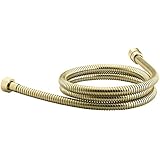KES Stainless Steel 79-Inch Extra Long Shower Head Hose Bathroom Toilet Handheld Showerhead Sprayer Extension Replacement Part with BRASS Coupler, Titanium Gold, I3200-4