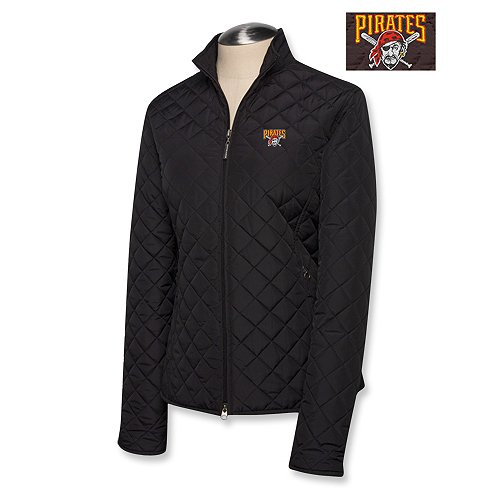 Pittsburgh Pirates Women's Quilted Jacket By Cutter & Buck Large