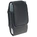 Premium Leather Pouch with Ratcheting Clip for Motorola RAZR V3