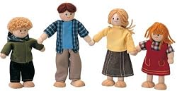 Plan Toy Doll House Doll Family