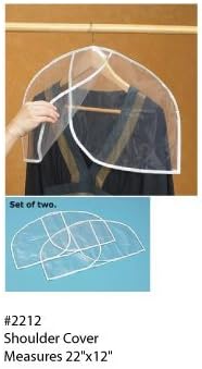 Garment Bags Zippered And Durable 3 Pack Assorted Sizes And Shoulder Covers 3 Pack