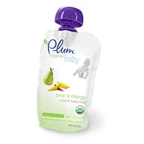 Plum Organics Baby Food, Pear & Mango, 4.22-Ounce Pouches (Pack of 24)
From Plum Organics
