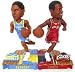 LeBron James & Carmello Anthony Forever Collectibles Bobble Mate