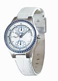 Kenneth Cole New York Womens Sport White Crocodile Leather Strap Watch #KC2496