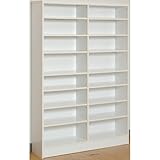 JKプラン オープンラック 1cmピッチオープンラック 幅120cm高さ180cmホワイト yh-119