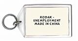 Kodak - unemployment made in China Keychain