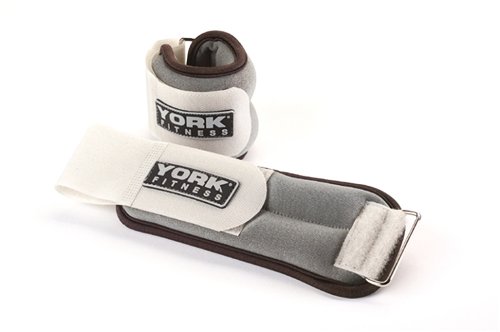 York Fitness Gewichtsmanschetten, schwarz/grau, 2 x 1 kg, 60025 Preisvergleich