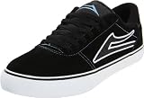 Lakai Manchester Select Skate Shoe - Black Suede : UK 9