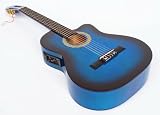 Produkt-Bild: 4/4 Klassik Gitarre + Tonabnehmer + 4 Band EQ blueburst