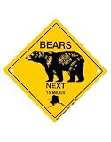 Eigenschaften shark-toys  / Bears next 15 Miles - Adventure Schild mit Saugnapf - Auto Hund Bären Spaß Geschenk Deko