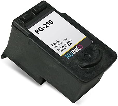 NUINKO Remanufactured Canon PG-210 Ink Cartridge Black for Canon PIXMA MP280 PIXMA MP230 PIXMA iP2700 PIXMA MP495 PIXMA MP250 PIXMA MX410 PIXMA iP2702 PIXMA MX340 PIXMA MP240 PIXMA MP270 PIXMA MX420 PIXMA MX360 PIXMA MX320 PIXMA MP490 PIXMA MP480 PIXMA MX330 PIXMA MX350 PIXMA MP499 Inkjet Printers