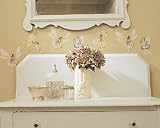 WALLIES WALLPAPER CUTOUTS 25/PKG-FLOWER FAIRIES-PINKYELWPURP 6X7-1/2