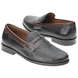 Johnston and Murphy Men's Fetzer Penny (Black/Chestnut Lther 13.0 M)