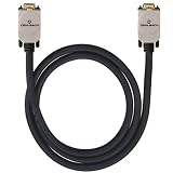 OEHLBACH VGA Cable 15pin sub-D for PC to screen, 1.5m. Colour: Black. STAR RATING : 4.