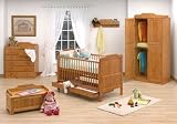 Tutti Bambini Selina Room Set-Antique Pine + FREE Glider & Stool