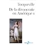 De la démocratie en Amérique, tome 2
