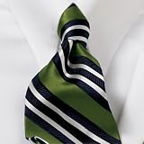 Satin Repp Stripe Necktie